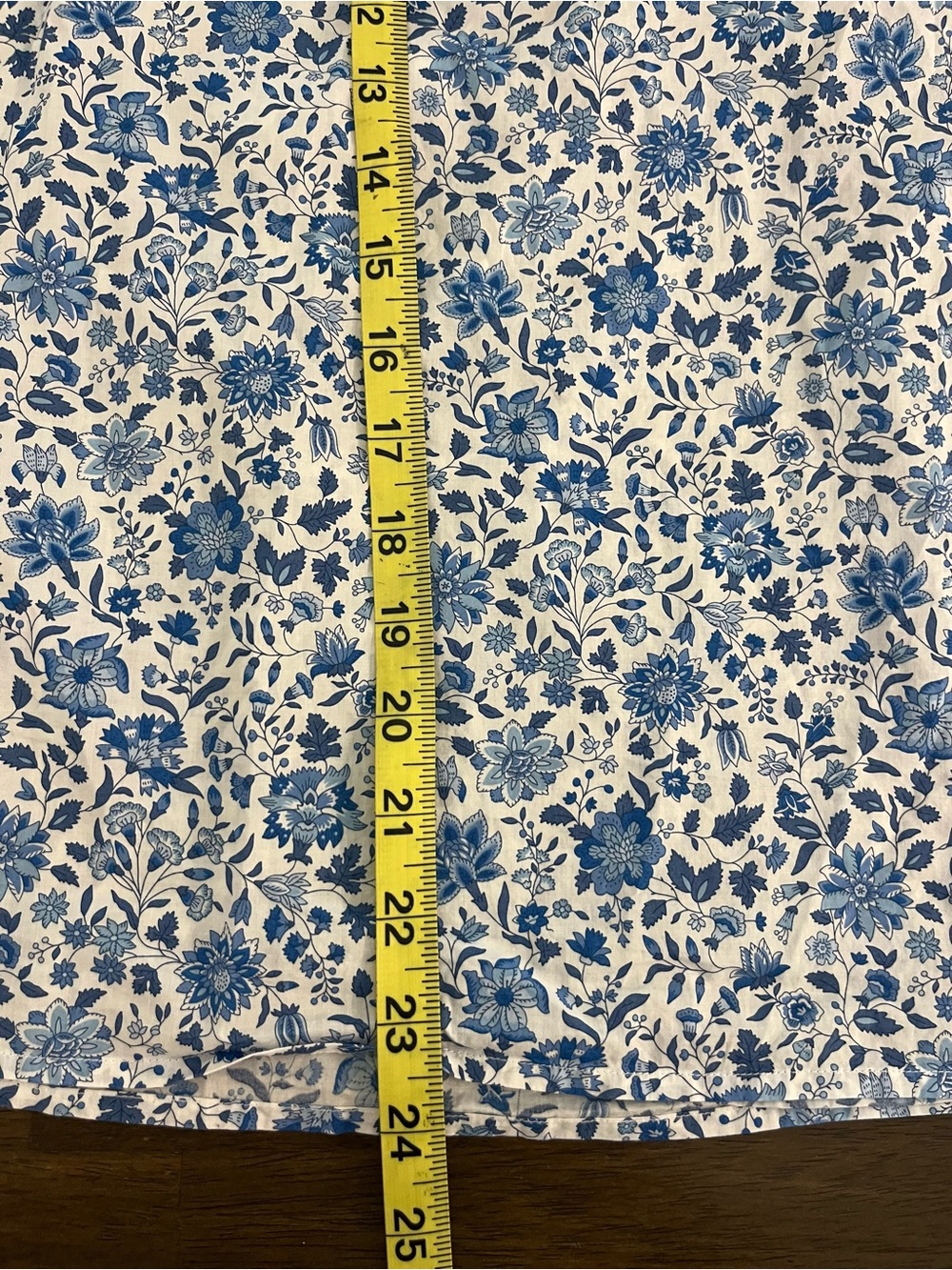 J. Crew Ruffleneck Keyhole Top in Liberty Grace Emily Bell fabric Cotton Medium - Picture 12 of 16
